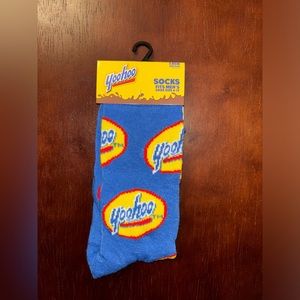 YOO-HOO NOVELTY CREW SOCKS NWT MEN’S SHOE SIZE 6-12